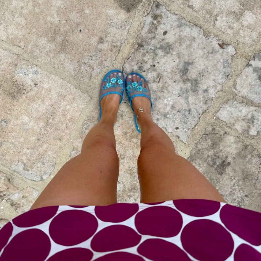 teal heel