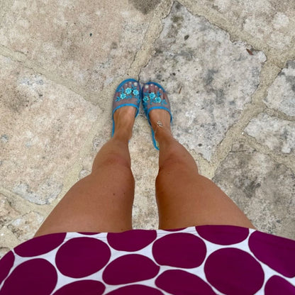 teal heel